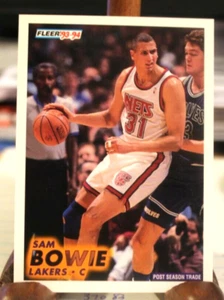 1993-94 Fleer Sam Bowie Card #131 New Jersey Nets - Bild 1 von 2