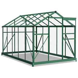 New 6X10 FT Walk-in Polycarbonate Greenhouse for Garden Double Lockable Door US - Picture 1 of 8