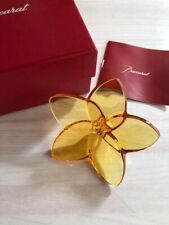 Baccarat Bloom Flower yellow Figurine crystal ornament With Baccara Box