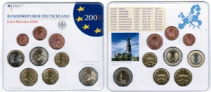 manueduc  ALEMANIA  2008 Las 8 Monedas Nuevas +  2 Eur Conmemorati  SAN MICHEL - Imagen 1 de 1