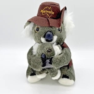 I❤️AUS Australia Koala Bear With Baby Plush Animal 9” - Picture 1 of 8