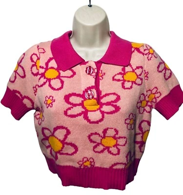 Suéter Polo Floral Delia's Top Corto Talla Pequeña  Foto 1 de 4