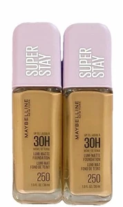 Paquete de 2 bases líquidas Maybelline New York Super Stay Lumi-Matte # 250 - Imagen 1 de 6