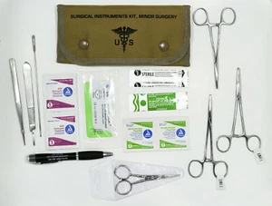 OD Green Primeros Auxilios Quirúrgicos Bolsa Militar Molle Supervivencia Médica -16 Piezas - Imagen 1 de 2