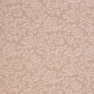 Neutral Botanical Chenille Damask Upholstery Drapery Fabric  / Taupe RMIL1 - Picture 1 of 1