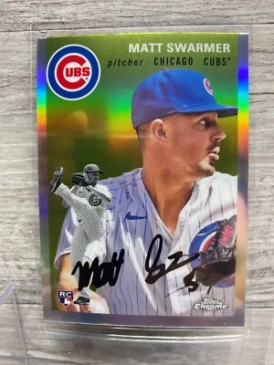2023 Topps Chrome Platinum Anniversary Refractors #29 Matt Swarmer - Image 1 of 2