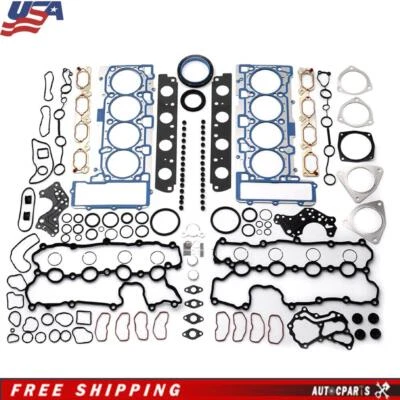 Engine Gasket Rebuild Overhaul Kit For Audi S5 A6 A8 Q7 R8 RS4 VW Touareg 4.2L - Image 1 of 4