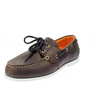 Timberland Cedar Bay - Scarpe Da Barca In Nabuk T.moro - Uomo Scarpe - Foto 1 di 4