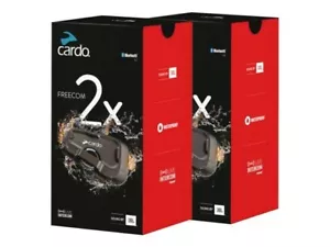 NEW Cardo Freecom 2x Bluetooth Headset with JBL Speaker - Dual Pack - Bild 1 von 8