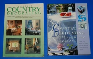 Lot 2 Creative Country Decorating Through The Seasons Step-by Step Books - Picture 1 of 9