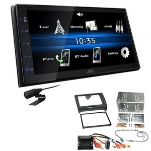 JVC 2 DIN Digital Autoradio Bluetooth USB für Audi TT 2006-2014 Vollaktiv Bose - Bild 1 von 5
