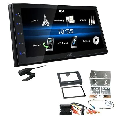 JVC Autoradio Touchscreen Bluetooth USB für Audi TT 2006-2014 Vollaktiv Bose - Bild 1 von 4