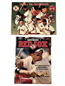 1993 FENWAY RED SOX Official Scorebook Magazine & 1993-94 RED SOX Calendar! - Picture 1 of 12
