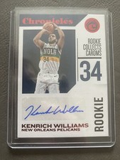 2018-19 Panini Chronicles - Rookie Chronicles Signatures Red #RC-KWL Kenrich...