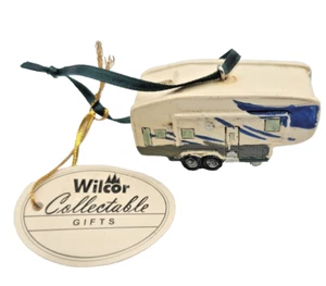 Wilcor Collectable 5th Wheel Camper RV Travel Trailer Hanging Ornament - Picture 1 of 10
