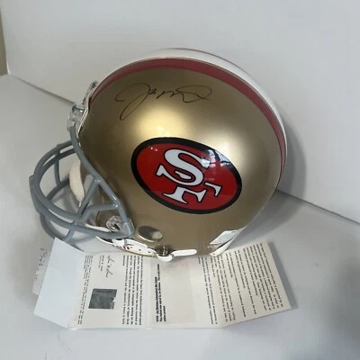 Joe Montana UDA Upper Deck Signed Proline Regulation Helmet 49ers1990s - Image 1 of 4