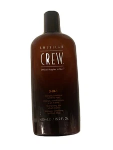 American Crew 3-IN-1: Shampoo, Conditioner, Body Wash 15.2 oz - Picture 1 of 3