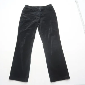 Eileen Fisher Womens Velvet Pants Small Straight Leg Mid Rise Dressy Trousers - Picture 1 of 9