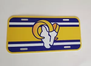 Los Angeles Rams NFL Plastic License Plate 🏈🏈 - Picture 1 of 3