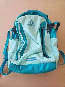 Kinder Teens Damen Ascend blaugrüner und hellblauer Rucksack  - Bild 1 von 4
