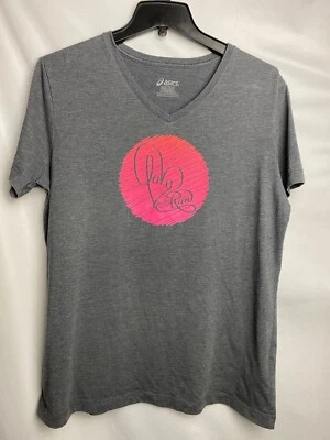 ASICS - Love To Run - Camiseta Gris - Mujer Talla XL - ¡Envío Gratis! Foto 1 de 3