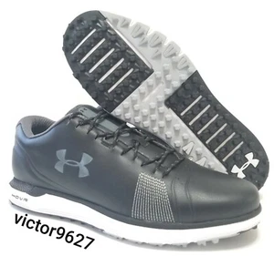 Größe 9 Under Armour HOVR Fade SL Golfschuhe 3022764-001 schwarz grau weiß Herren  - Bild 1 von 11