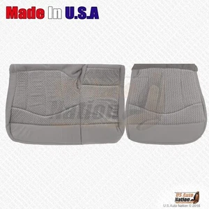 1999 2000 Ford F150 XLT Front Driver & Passenger Bottom Cloth Seat Cover Gray - Bild 1 von 6