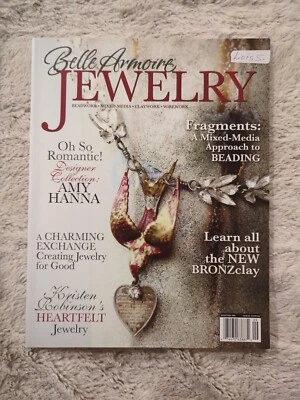 Belle Armoire Jewelry Magazine Winter 2009 Bead Work Mixed Media Bronzclay Hanna Foto 1 de 4