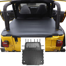 Rear Trunk Soft Top Bikini Isolation Cover for Jeep Wrangler TJ 1997-06 Leather