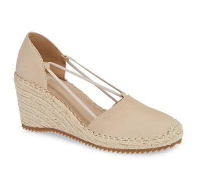 Eileen Fisher Yasmin Espadrille Wedge Lino 10M NWB $198 - Image 1 of 4