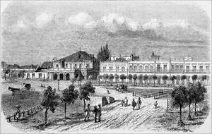 KUBA - HAVANNA: LE THEATRE TACON im Jahr 1847 - Radierung aus dem 19. Jahrhundert - Bild 1 von 3