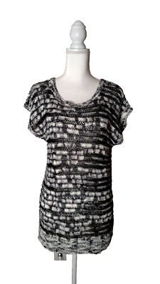 CABLE & GAUGE TOP DE PUNTO MANGA CORTA MUJER - TALLA MEDIANA Foto 1 de 4