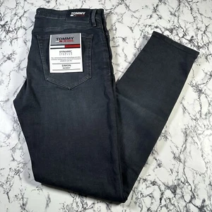TOMMY JEANS Dynamic Jacob Lavado Negro Simon Ajustado TALLA W36L34 NUEVO CON ETIQUETAS Elástico - Imagen 1 de 16