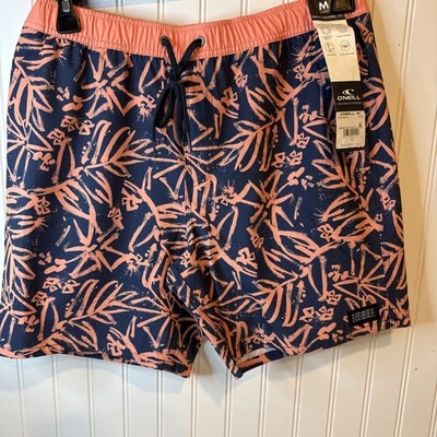 O’Neill Hermosa Hombre Bañador Azul Naranja Mediano Nuevo Con Etiquetas Foto 1 de 4