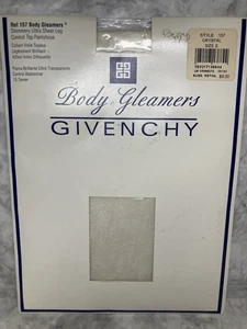 Givenchy Body Gleamers Shimmery Ultra Sheer 157 Control Top Pantyhose Size E - Picture 1 of 3