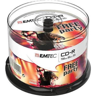 Emtec CD-R  700MB 50pcs 52x Cake NEW PACKAGING # ECOC805052CB - Bild 1 von 2