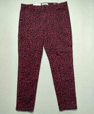 Новый Sanctuary социальный стандарт гепард лодыжки узкие красный 14 женщин джинсовой ткани 35 x 27 новый с Ярлыками - Изображение 1 из 4