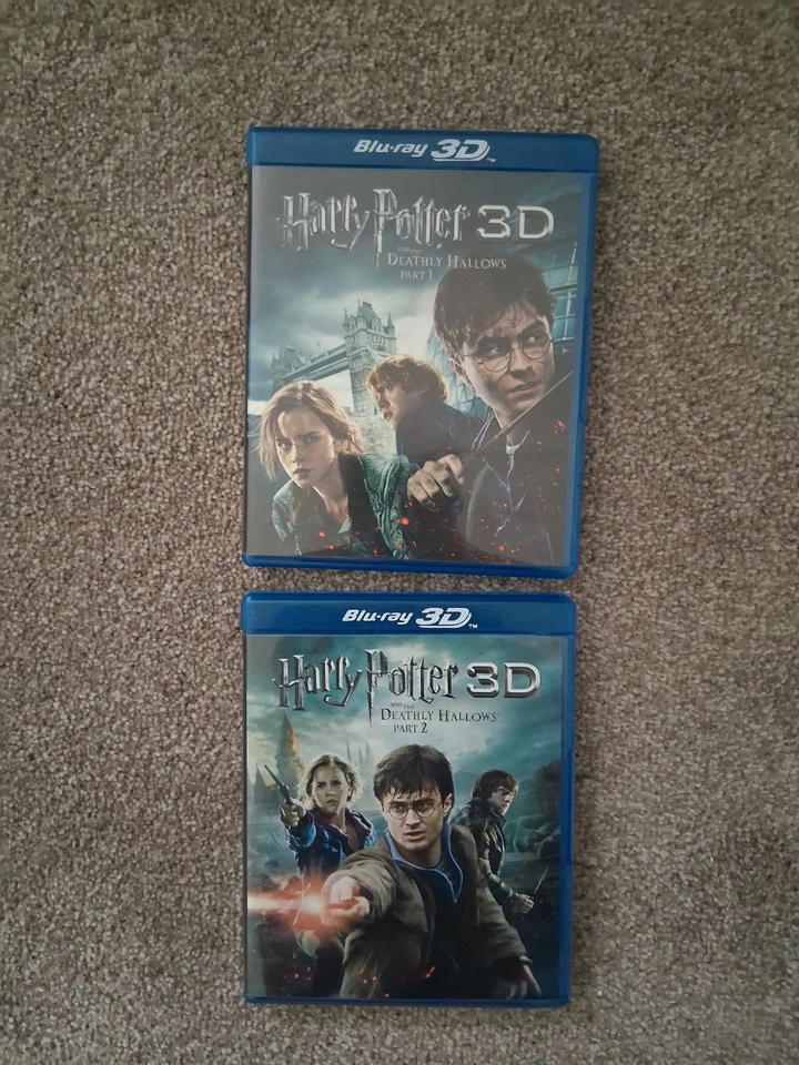 Harry Potter And The Deathly Hallows Blu-Ray 3D Part 1 & 2 - Image 1 of 1
