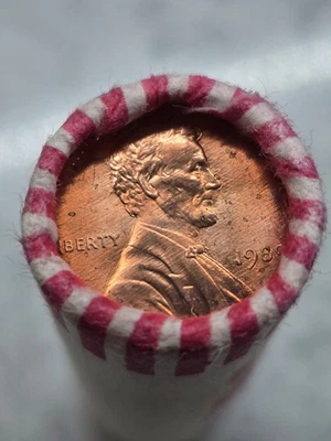 1989 P Original Bank Wrapped ** BU Uncirculated Lincoln Cent Roll - OBW Pennies - Image 1 of 4