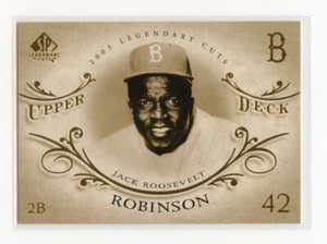 2005 SP Legendary Cuts Jackie Robinson #36 HOF - Picture 1 of 2