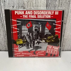 Punk and Disorderly The Final Solution III Vol 3 CD 1998 Punk Rock - Picture 1 of 24