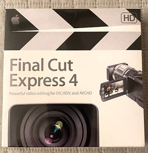 New Apple Final Cut Express4 HD For Mac Powerful Video Editing Software MB278Z/A - Photo 1/3