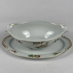 Vintage Lynmore Golden Rose 9.5” Gravy/Sauce Bowl Fine China Of Japan - Picture 1 of 11