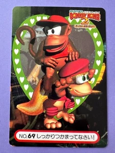 Donky Kong 1996 Nintendo Game Card  Japanese F/S No.69 - Picture 1 of 6