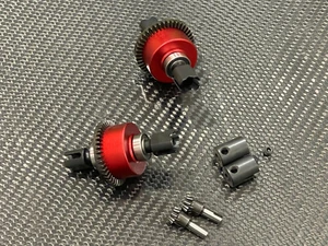 Front & Rear Differential Diff for Arrma Kraton Typhon Fireteam Limitless 6s Red - Picture 1 of 3