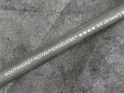 Southwire Royal Excelene #3/0awg Flexible Welding/Battery Cable 600V Black /10ft - Image 1 of 4