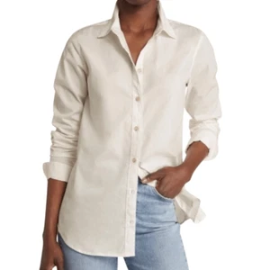 Faherty Malibu Poplin Button Down Shirt in Whisper Size XL - Imagen 1 de 6