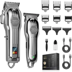 Maquina De cortar Cabello Pelo Set Máquinas Profesional Cortapelos Para Hombres - Picture 1 of 6