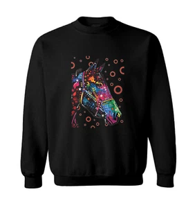Neon Colored Horse - Equestrian Animal Infant Toddler Toddler Crewneck Sweater - Picture 1 of 8