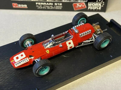 Ferrari 512 G.P. Italia John Surtees 1965 - Brumm R298 1:43 Modellino Diecast - Immagine 1 di 2